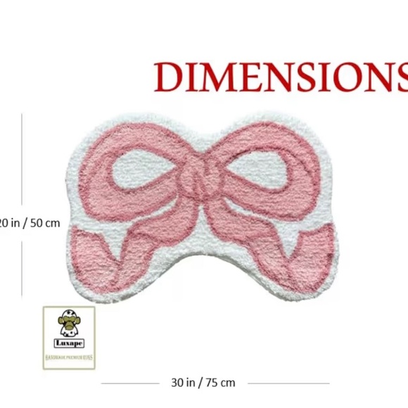 Bow Shaped Rug - Picture 2 of 3